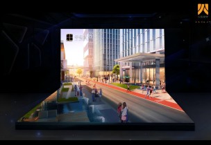 长沙中电软件园交互式数字沙盘